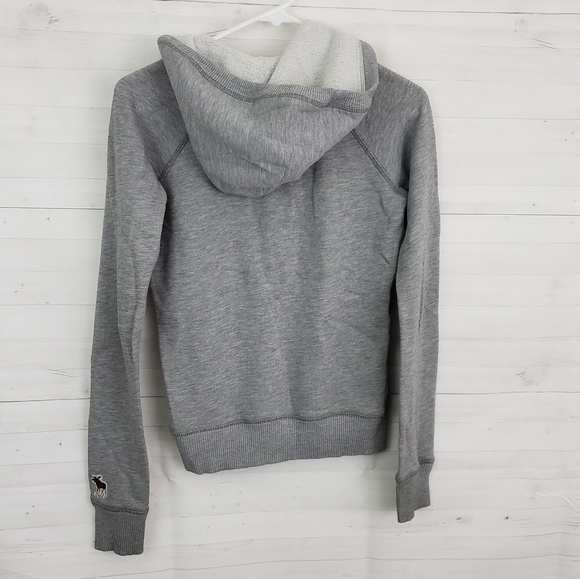 Small Abercrombie half zip hooded sweatshirt - Picture 2 of 4